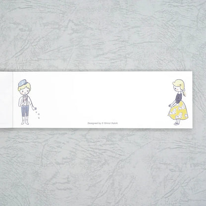 Kinose Printing Grimm Fairy Tales Hansel and Gretel II Mini Letter Pad