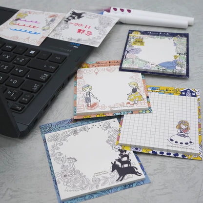 Kinose Printing Grimm Fairy Tales Snow White II Sticky Notes