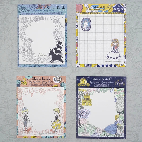Kinose Printing Grimm Fairy Tales Cinderella Sticky Notes