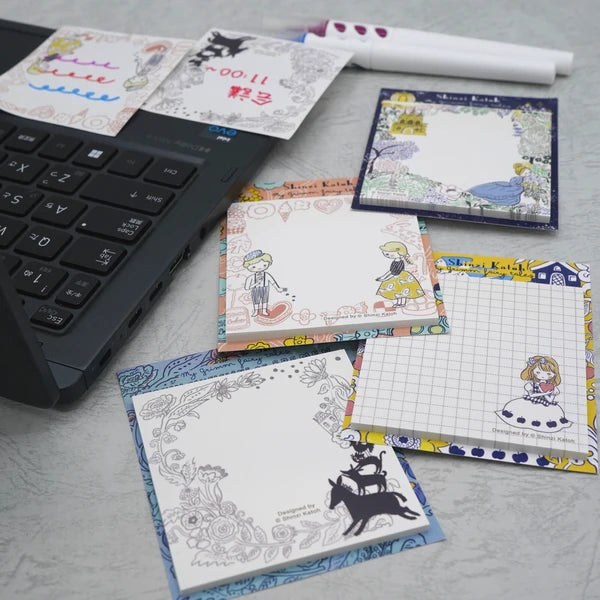 Kinose Printing Grimm Fairy Tales Cinderella Sticky Notes