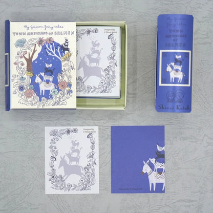 Kinose Printing Grimm Fairy Tales Town Musicians of Bremen II Book Memo