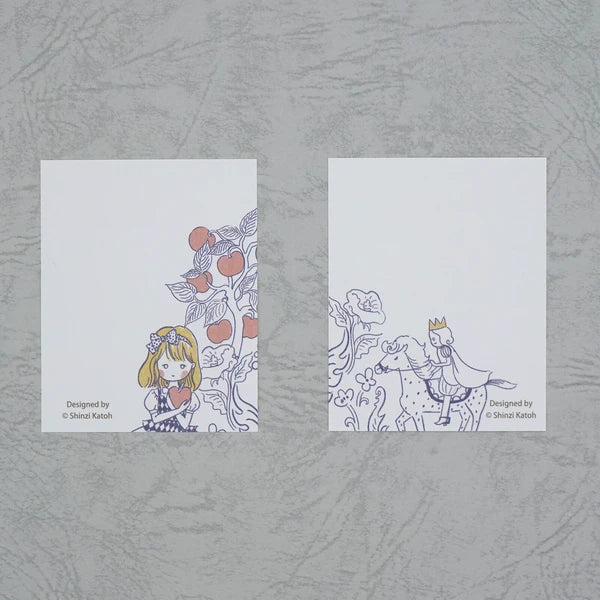 Kinose Printing Grimm Fairy Tales Snow White II Book Memo