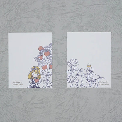 Kinose Printing Grimm Fairy Tales Snow White II Book Memo