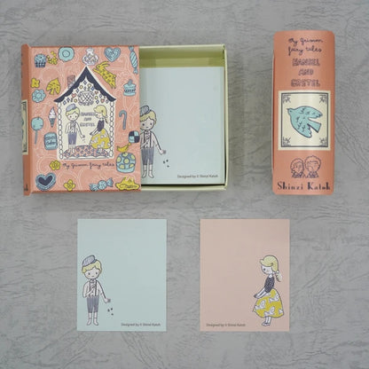 Kinose Printing Grimm Fairy Tales Hansel and Gretel II Book Memo