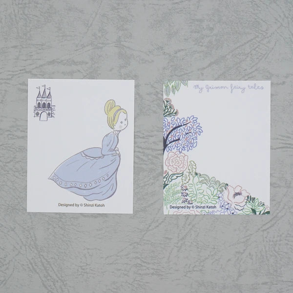 Kinose Printing Grimm Fairy Tales Cinderella Book Memo