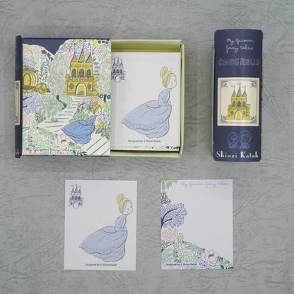Kinose Printing Grimm Fairy Tales Cinderella Book Memo