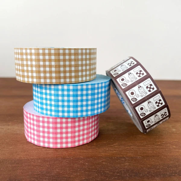 STAMP MARCHE Maru-chan Labeler Sticker - Cookie Tin Brown