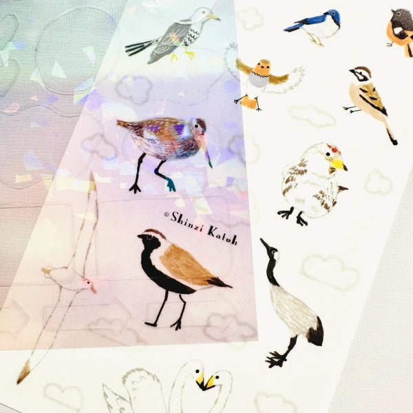 SEAL-DO PRINTING Hologram Sheet Stickers - Aurora, Magic Hour and Migratory Birds