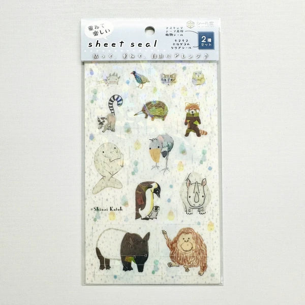 SEAL-DO PRINTING Hologram Sheet Stickers - Tear Rain and Endangered Species
