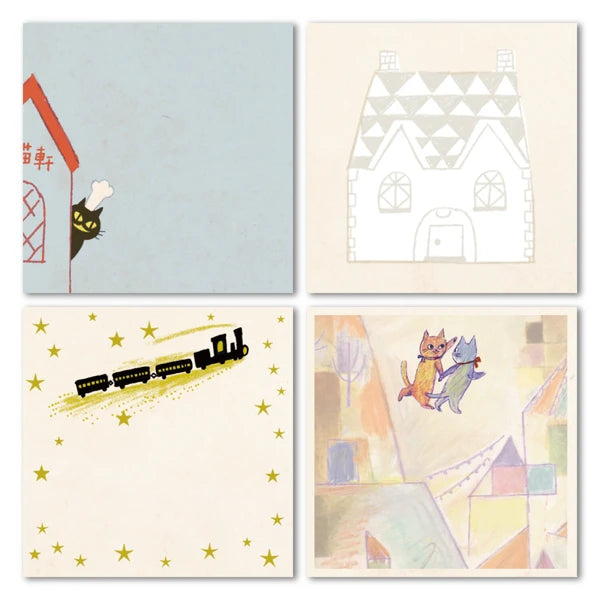 SEAL-DO PRINTING Pattan Sticky Notes - Miyazawa Kenji Gento-kan 1