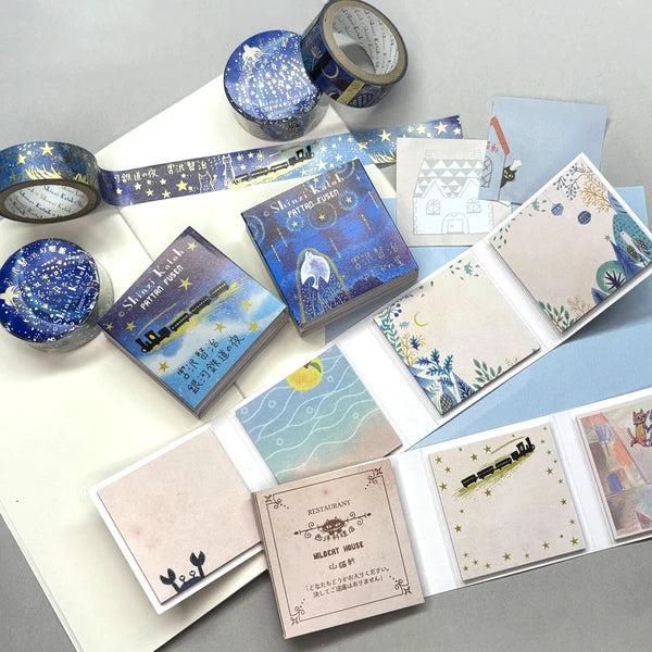 SEAL-DO PRINTING Pattan Sticky Notes - Miyazawa Kenji Gento-kan 1