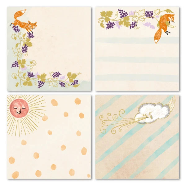 SEAL-DO PRINTING Pattan Sticky Notes - Fairy Tale Jewels Aesop