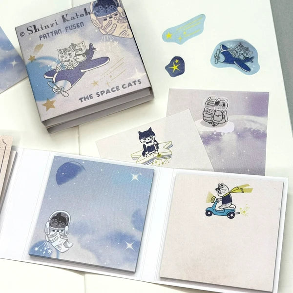SEAL-DO PRINTING Pattan Sticky Notes - Space Cat
