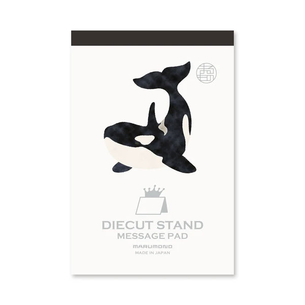 MARUMO PRINTING Die-Cut Stand Message Pad - Orca - Additional product image