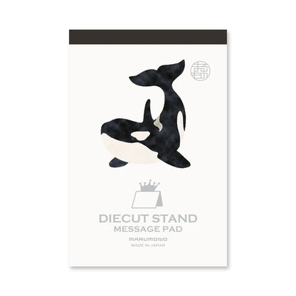 MARUMO PRINTING Die-Cut Stand Message Pad - Orca - Additional product image