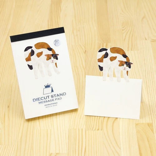 MARUMO PRINTING Die-Cut Stand Message Pad Animal Collection - Additional product image