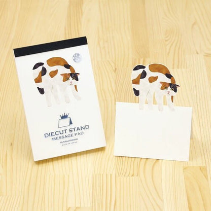 MARUMO PRINTING Die-Cut Stand Message Pad Animal Collection - Additional product image