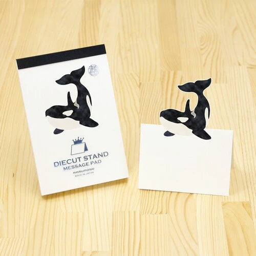 MARUMO PRINTING Die-Cut Stand Message Pad Animal Collection - Additional product image