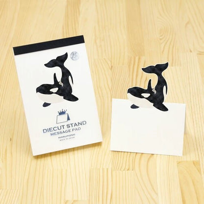 MARUMO PRINTING Die-Cut Stand Message Pad Animal Collection - Additional product image