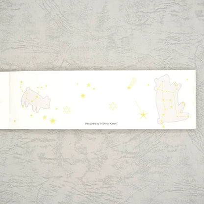 Kinose Printing Miyazawa Kenji Starry Galaxy Song of the Circling Stars Mini Letter Pad