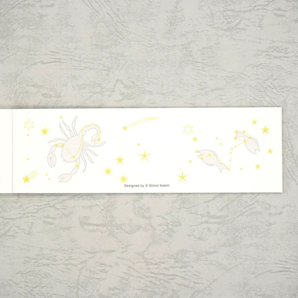Kinose Printing Miyazawa Kenji Starry Galaxy Song of the Circling Stars Mini Letter Pad
