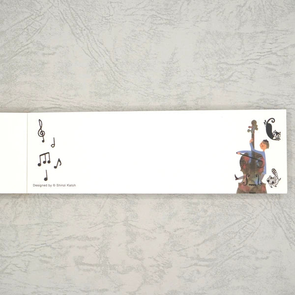 Kinose Printing Miyazawa Kenji Starry Galaxy Gauche the Cellist Mini Letter Pad