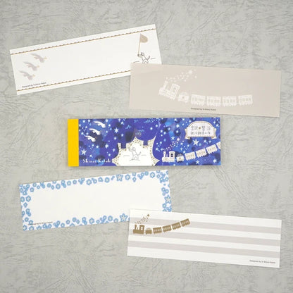 Kinose Printing Miyazawa Kenji Starry Galaxy IM-01036 Mini Letter Pad