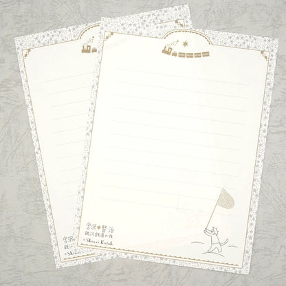 Kinose Printing Miyazawa Kenji Starry Galaxy LS-01080 Letter Set