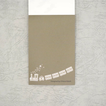 Kinose Printing Miyazawa Kenji Starry Galaxy Night on the Galactic Railroad Memo Pad