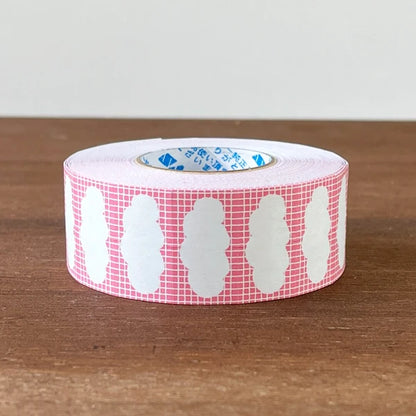 STAMP MARCHE Labeler Sticker Cloud Frame - Cherry