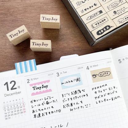 STAMP MARCHE Labeler Sticker Cloud Frame - Cherry