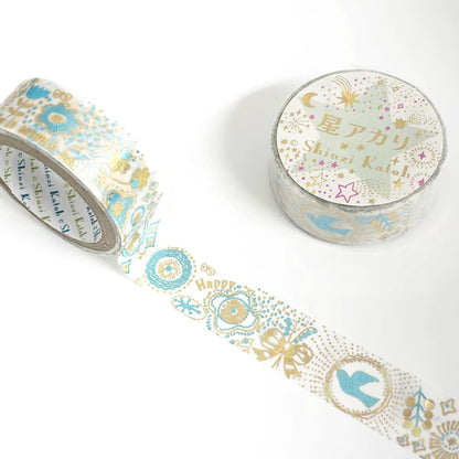 SEAL-DO PRINTING Hoshi Akari Kirapika Two-Color Foil Masking Tape - Seventh Heaven