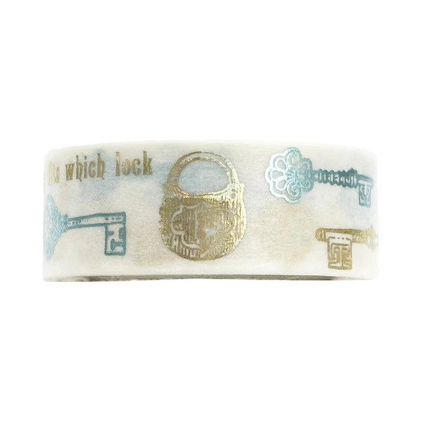 SEAL-DO PRINTING Hoshi Akari Kirapika Two-Color Foil Masking Tape - Antique Key