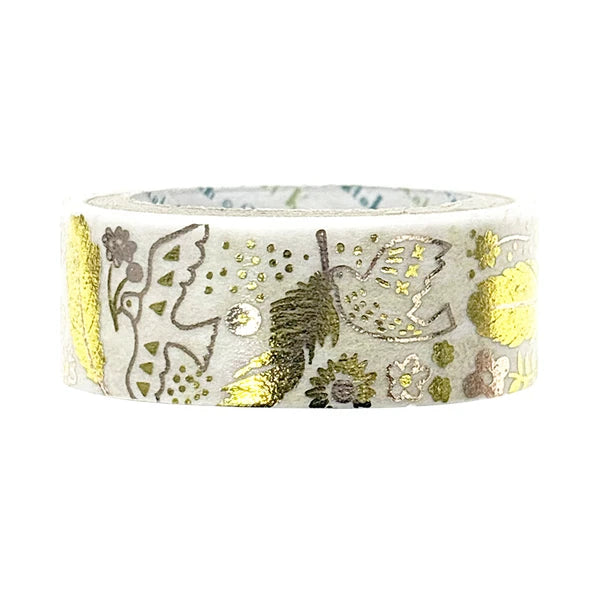 SEAL-DO PRINTING Hoshi Akari Kirapika Two-Color Foil Masking Tape - Golden Feather