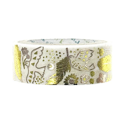 SEAL-DO PRINTING Hoshi Akari Kirapika Two-Color Foil Masking Tape - Golden Feather