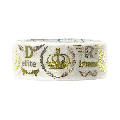 SEAL-DO PRINTING Hoshi Akari Kirapika Two-Color Foil Masking Tape - Crown