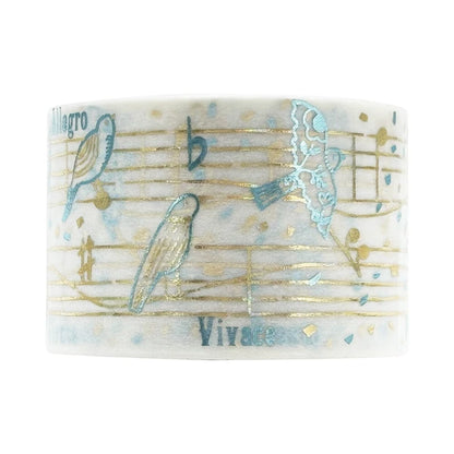 SEAL-DO PRINTING Hoshi Akari Kirapika Two-Color Foil Wide Masking Tape - Song