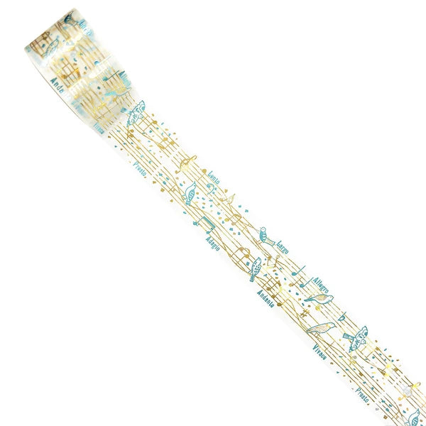 SEAL-DO PRINTING Hoshi Akari Kirapika Two-Color Foil Wide Masking Tape - Song