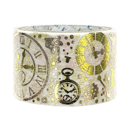 SEAL-DO PRINTING Hoshi Akari Kirapika Two-Color Foil Wide Masking Tape - Space-Time