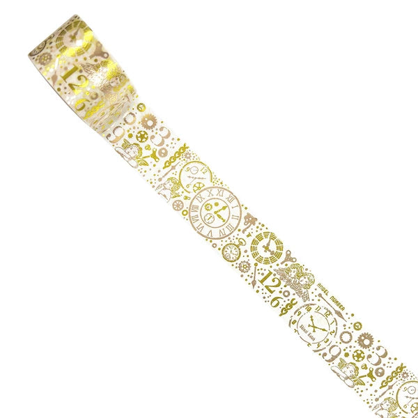 SEAL-DO PRINTING Hoshi Akari Kirapika Two-Color Foil Wide Masking Tape - Space-Time