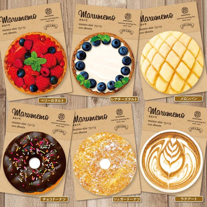 MARUMO PRINTING Maru Memo Sweets Memo Pad Collection - Berry Tart