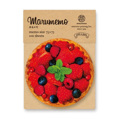 MARUMO PRINTING Maru Memo Sweets Memo Pad Collection - Rare Cheesecake Tart