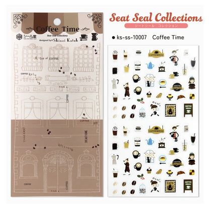 SEAL-DO PRINTING Sticker Sheet - Coffee Time - Additional product image