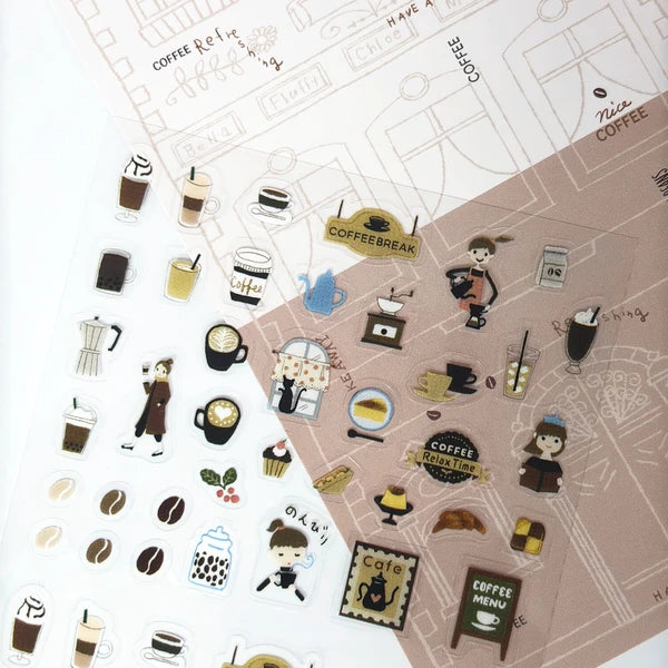 SEAL-DO PRINTING Sticker Sheet - Coffee Time - Additional product image