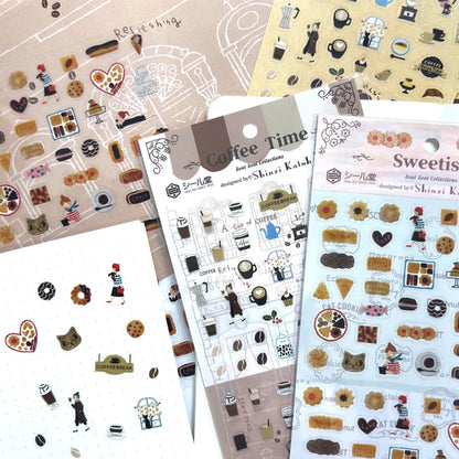 SEAL-DO PRINTING Sticker Sheet - Coffee Time - Additional product image