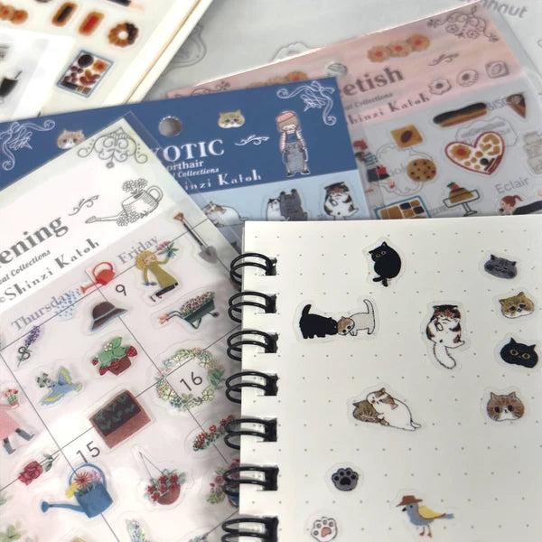 SEAL-DO PRINTING Sticker Sheet - Exotic Shorthair - Additional product image