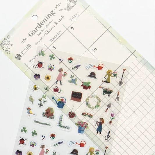 SEAL-DO PRINTING Sticker Sheet - Gardening - Wholesale Pack