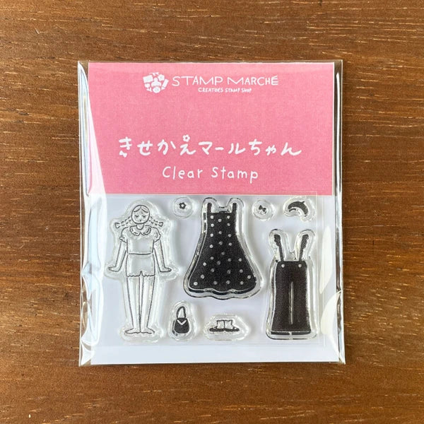 STAMP MARCHE Clear Stamp - Dress-Up Maaru-Chan