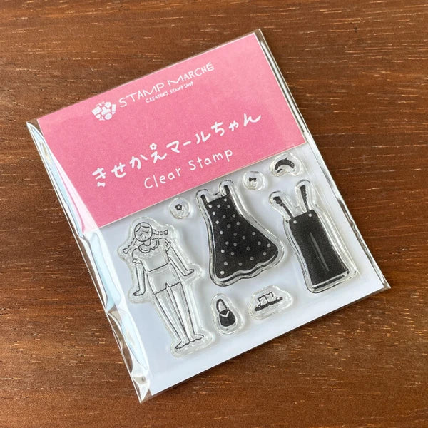 STAMP MARCHE Clear Stamp - Dress-Up Maaru-Chan