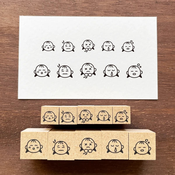 STAMP MARCHE Peppoko Icon Rubber Stamp - Health Set